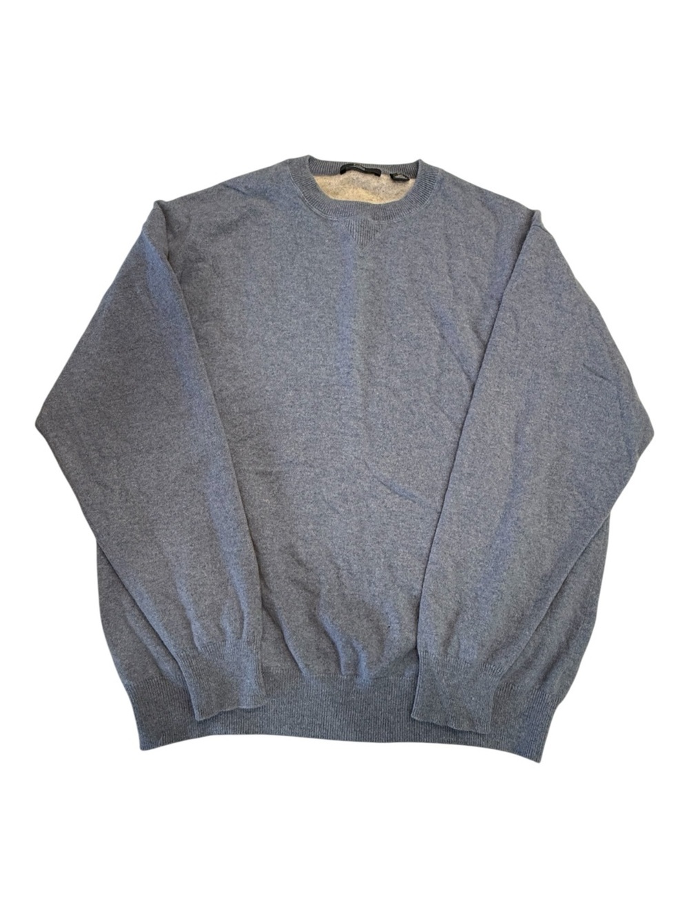 Folio New York 100% Cashmere Crew Neck Sweater Size XL